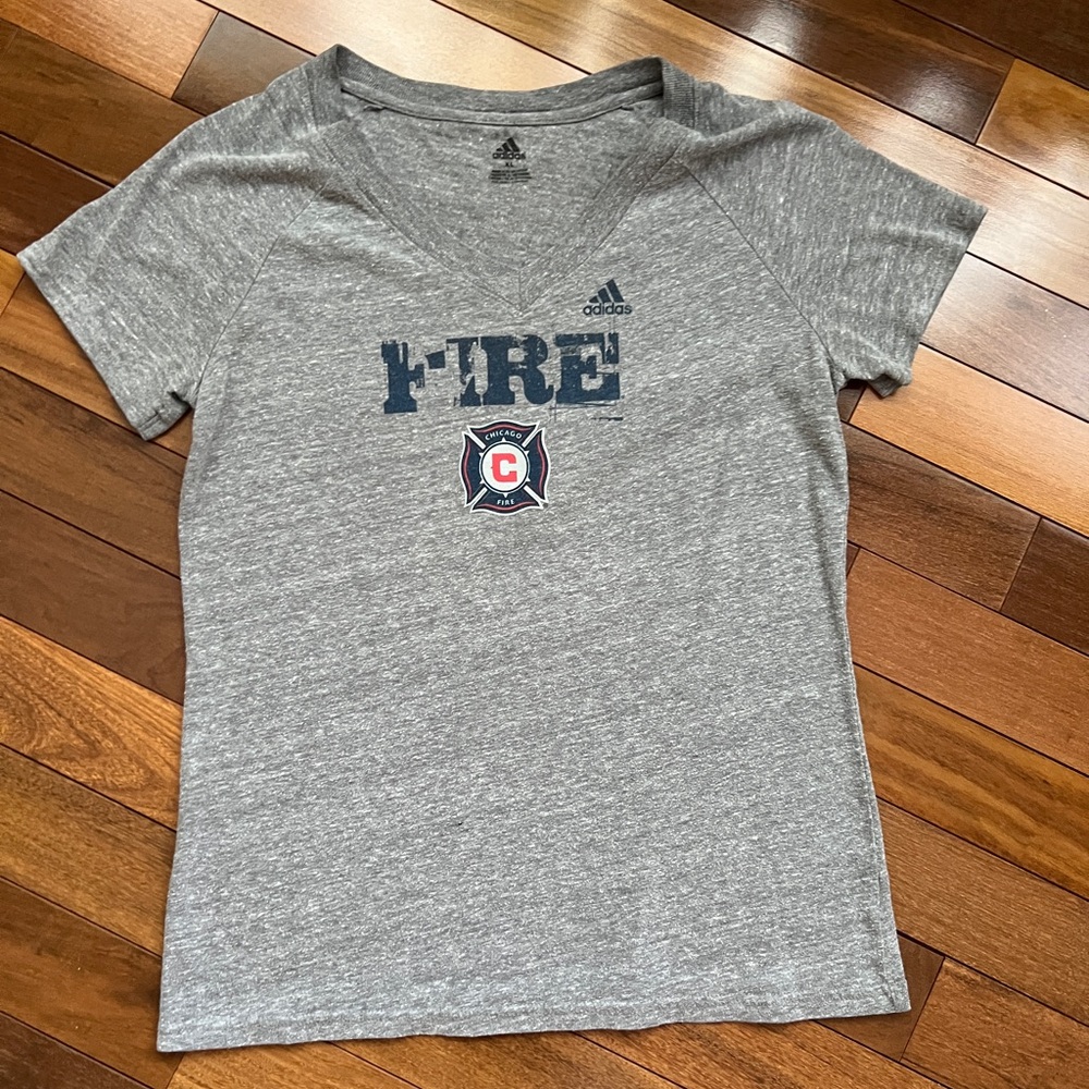 Adidas Women’s Gray Fire Tee